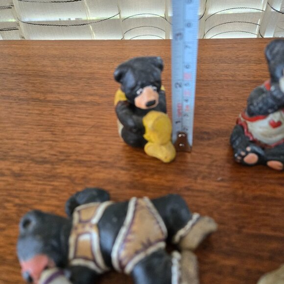 Set of 5 Martine Gagnon Baby Bears, Vintage Figurines Made in Canada 3.5" signed - Picture 14 of 16